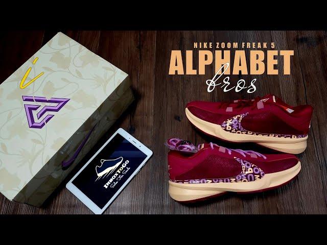 UNBOXING ALPHABET BROS Nike Zoom Freak 5