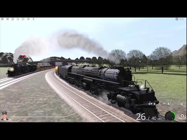 Big Boy vs Big Boy V2 on Trainz 2019