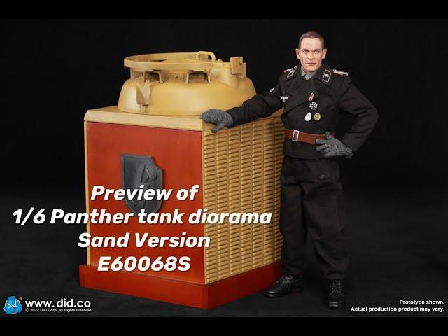 Preview of E60068S 1/6 Panther tank diorama sand version #shorts