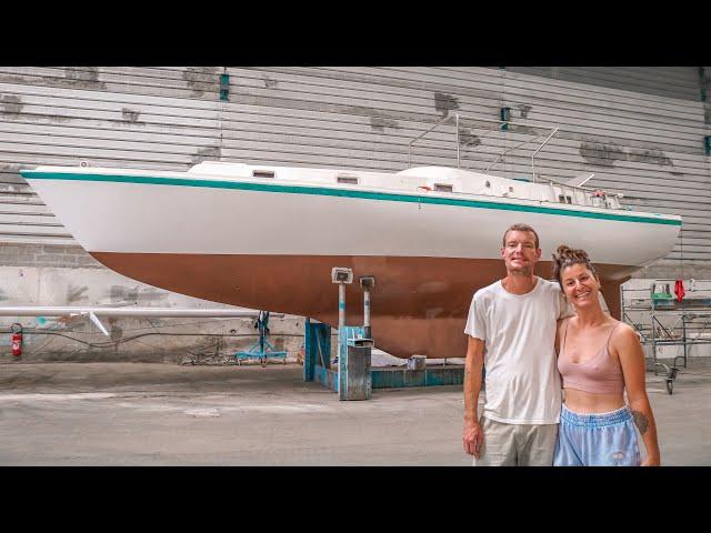 COPPERCOATING our SALVAGED BOAT... Saying GOODBYE to ANTIFOULING PAINT!