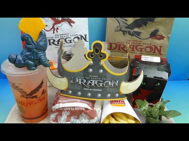 2025 HOW TO TRAIN YOUR DRAGON BURGER KING MEAL REVIEW