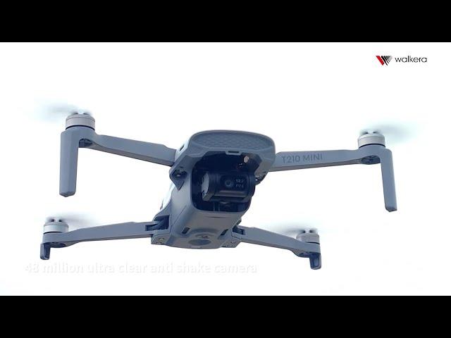 Walkera T210 Mini 4K Drone 5KM FPV 3-Axis Gimbal HD Camera Voice Somatosensory Control Quadcopter