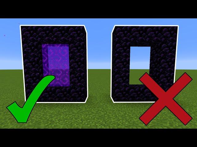 How to Make a Nether Portal in Minecraft (All Versions)