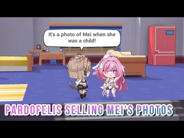 Pardofelis Selling Mei's Photos | Elysia Herrscher and Pardofelis Interaction | Honkai Impact 3rd