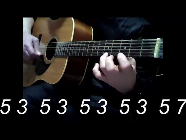 Бумер.Как играть на гитаре.......Famous Russian ringtone.How to play the guitar