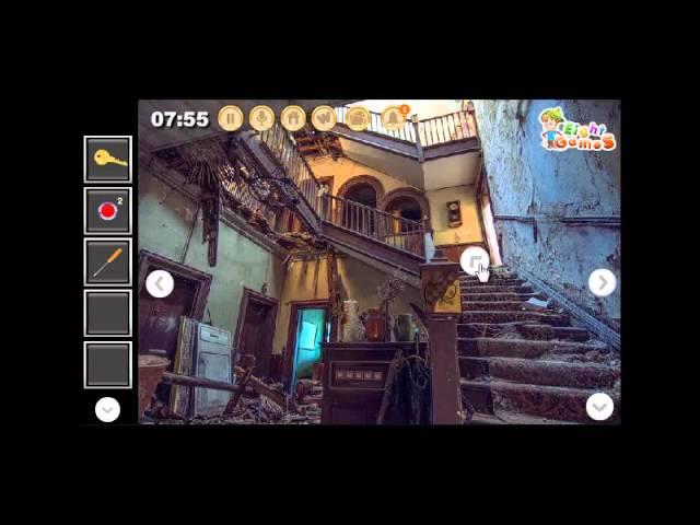 Abandoned Grand Staircase House Escape Walkthrough By Eightgames