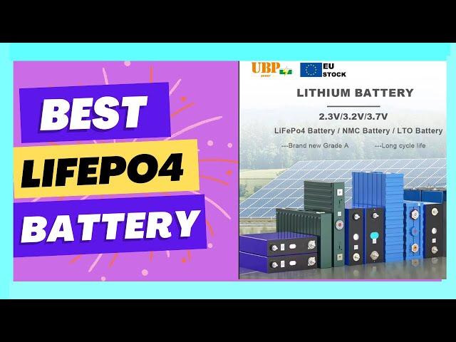 UBPPOWER 12V 314Ah 330Ah 280Ah 100Ah Prismatic LiFePo4 Battery