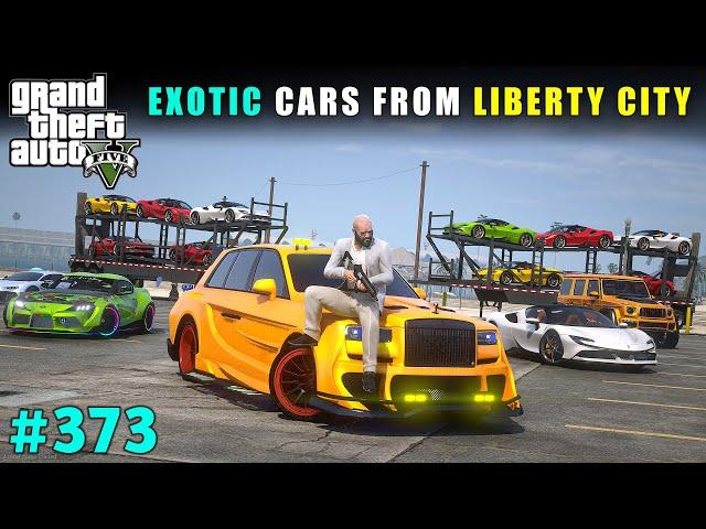 MICHAEL BUYING EXOTIC CARS FROM LIBERTY CITY | GTA V GAMEPLAY #373