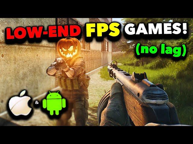 Top 10 BEST FPS Games Like Call of Duty for LOW-END iOS/Android! High Graphics! [Free Download]