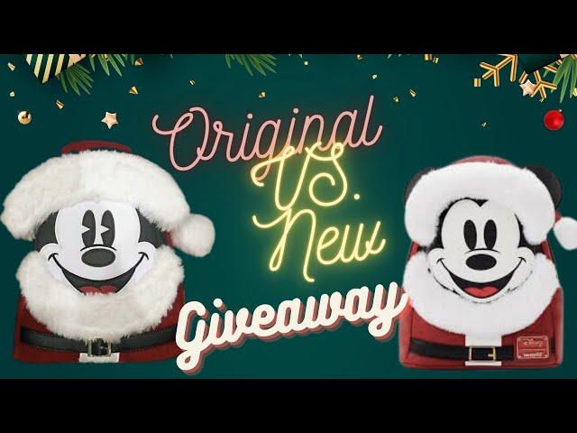 Santa Mickey Loungefly | OG vs. New | Giveaway Time