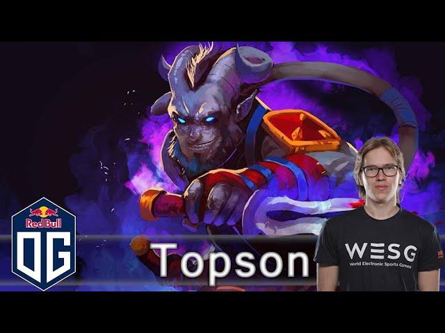 OG.Topson  -VS-  iceiceice  - Ranked Match - OG Dota 2.