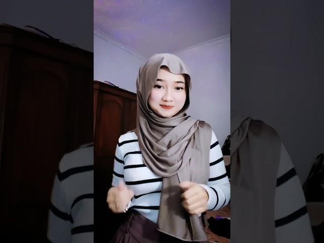 jilbab cantik baju belang | edisi ceker babat