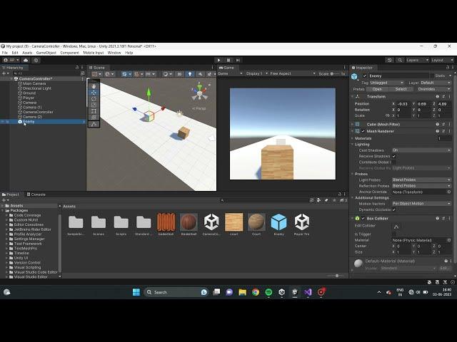 How to Spawn Object in Unity Easiest Way!! [Using Instantiate] #unity #development #3d #script