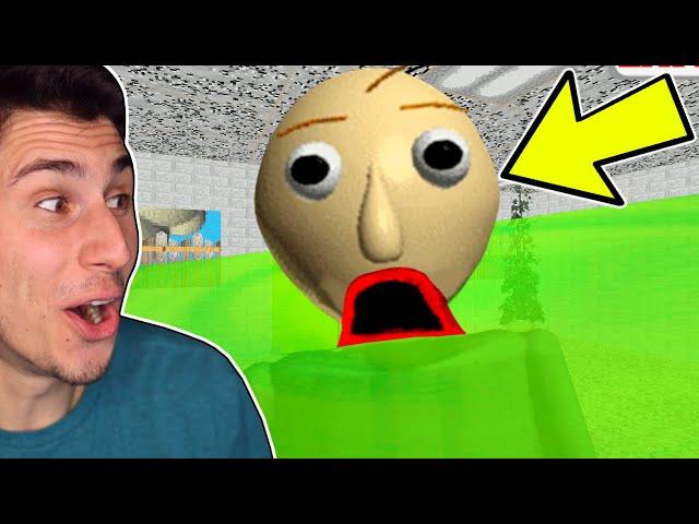 I Filled Baldi's School WITH SLIME! | Baldi's Basics