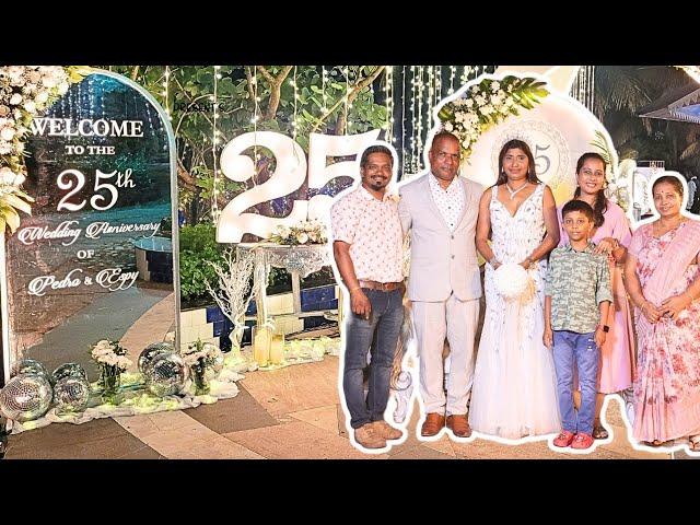 My YouTube Family Invited Us For Their 25th Wedding Anniversary #goanvlogger