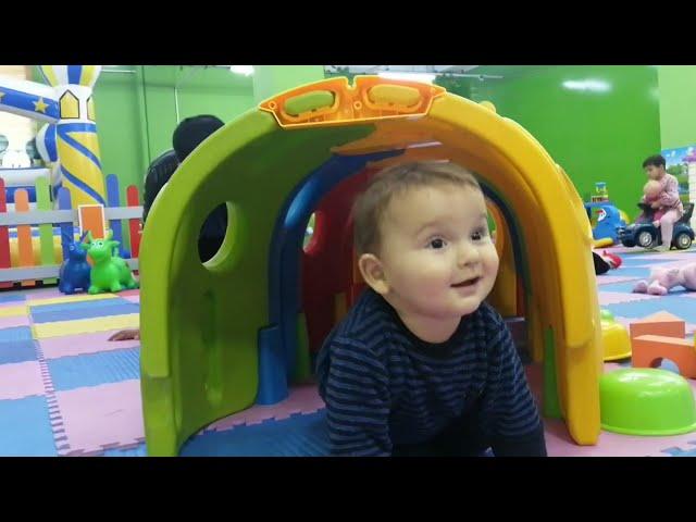 Mubina and family have fun in the playground