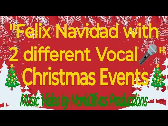 AMV: Felix Navidad with 2 different Vocal Mashup  "️4 days of Christmas"