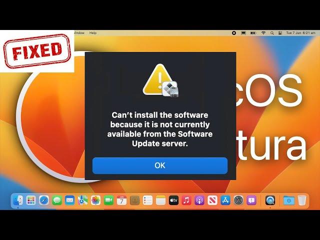 Can’t Install The Software Because It Is Not Currently Available From The Software A Update Server