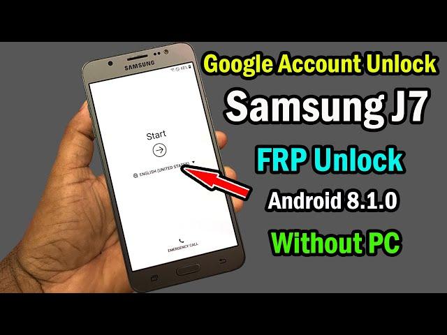 Samsung J7 (J700F) Frp Bypass Samsung J700F Google Account unlock Samsung J7 FRP Unlock Without PC |