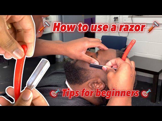 HOW TO USE A STRAIGHT RAZOR FOR BEGINNERS | TURKISH RAZOR | BEARD LINE UP WITH RAZOR | STRAIGHT EDGE