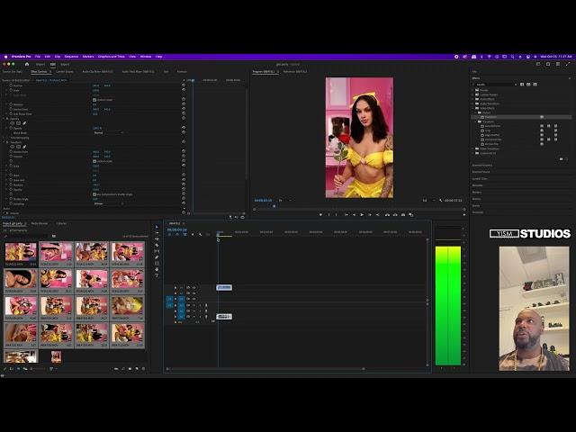 How to rotate all your video clips vertically all at once in PREMIERE PRO tutorial