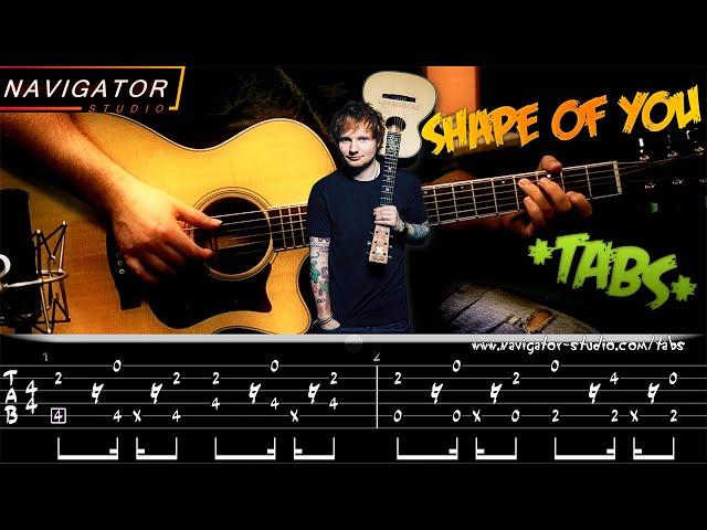 Shape of You (Ed Sheeran) — Fingerstyle Guitar Lesson 【 TAB Tutorial 】