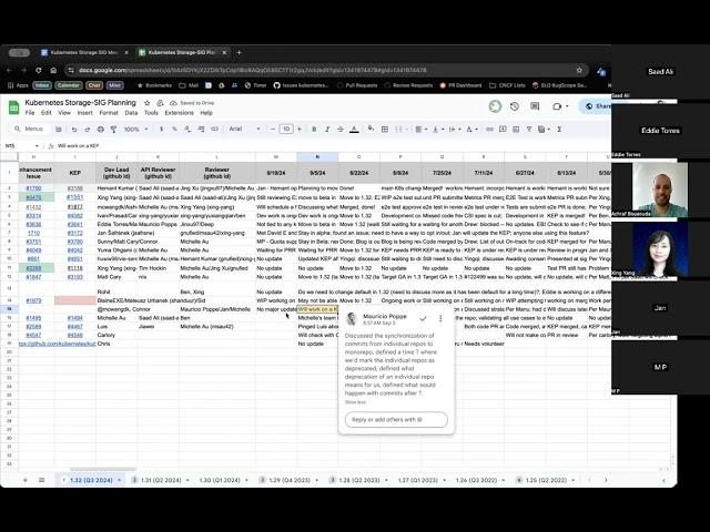 Kubernetes SIG Storage Meeting 2024-09-19