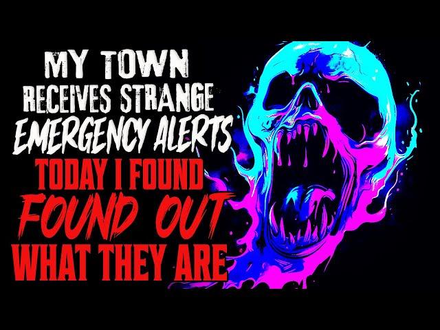 "My Town Receives Strange Emergency Alerts, Today I Found Out What They Are" Creepypasta Scary Story