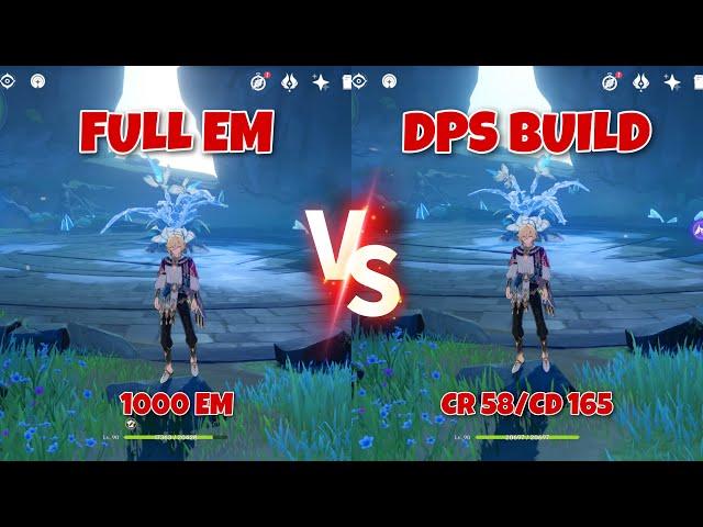 Kaveh Full EM vs DPS Build Gameplay Comparisons & Showcases! What’s His Best Build???