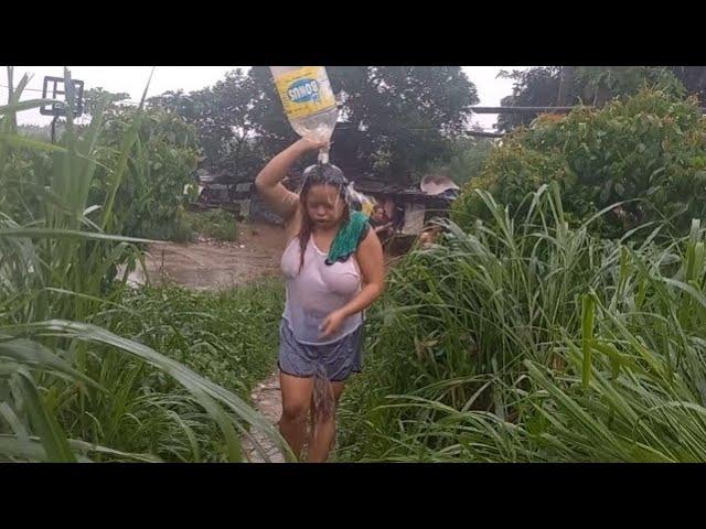 ligo challenge ligo sa ulan / white sando