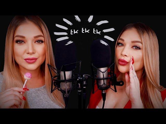 ASMR TWINS ️ Double TkTkTk (Insanely Intense Mouth Sounds)