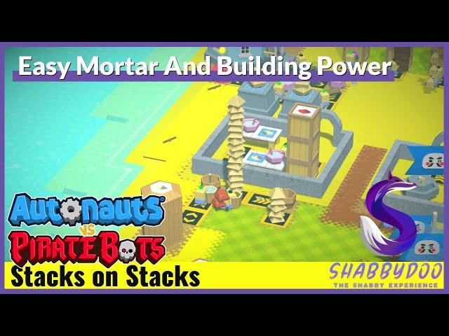 Good Gears Good Wheels and Mortar! | Autonauts vs Piratebots Episode 20