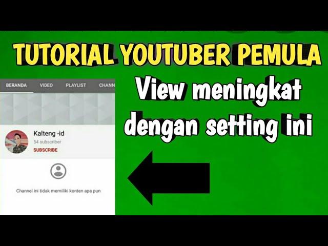 Cara menampilkan video pada beranda channel  youtube || Youtuber Pemula Wajib Tahu