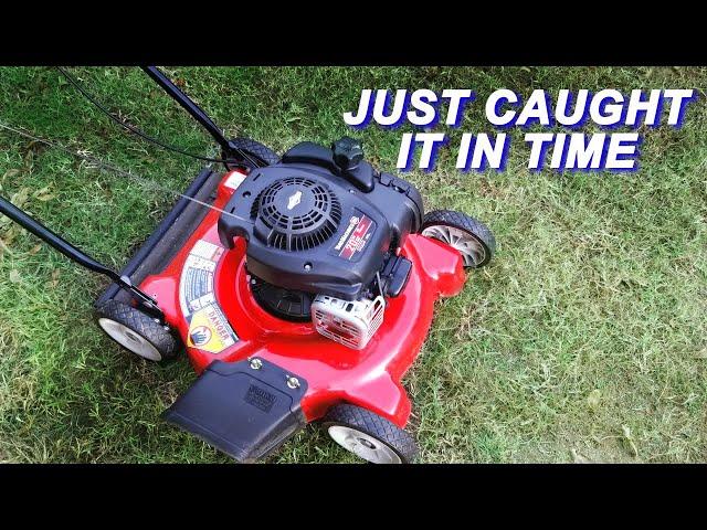 This Yard Machines Mower Is In Desperate Need Of Attention