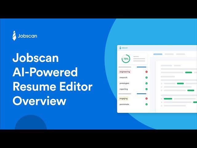 Jobscan AI-Powered Resume Editor | PowerEdit