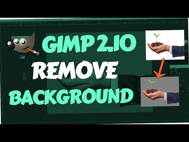 GIMP 2.10 - How to remove background (to transparent)