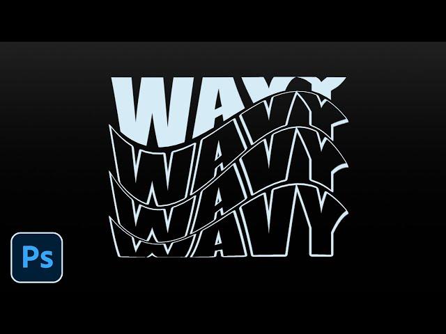 Wavy Text Effect - Quick Photoshop Tutorial