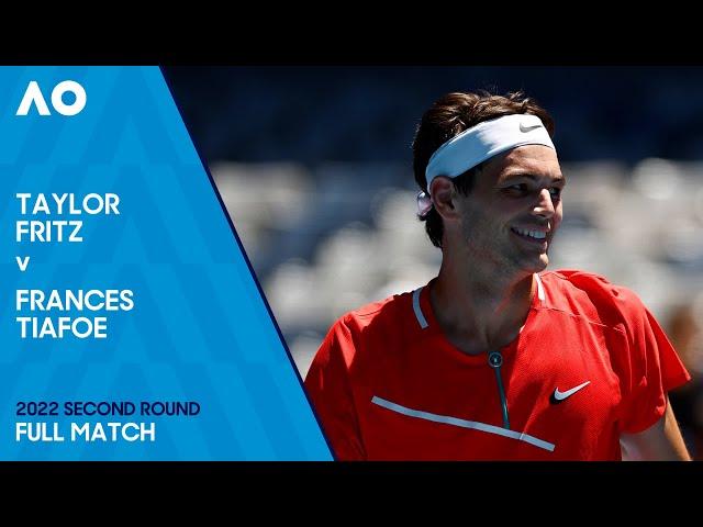 Taylor Fritz v Frances Tiafoe Full Match | Australian Open 2022 Second Round