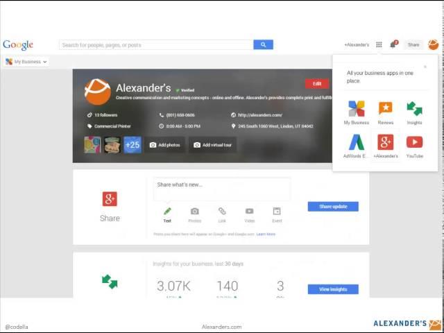 A short overview of the new Google My Business dashboard