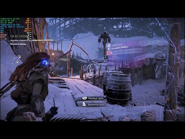 Horizon Zero Dawn(Full HD) na RX 580 + Xeon 1270 V2