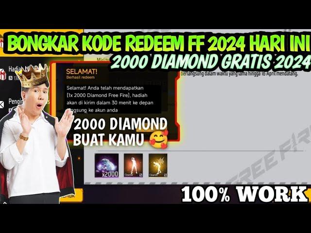 KODE REDEEM FF!! KODE REDEEM FREE FIRE TERBARU 8 Oktober 2024 HARI INI‼️