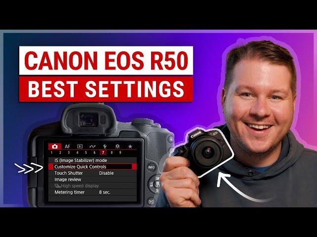 Best Canon EOS R50 Settings: R50 Setup Guide