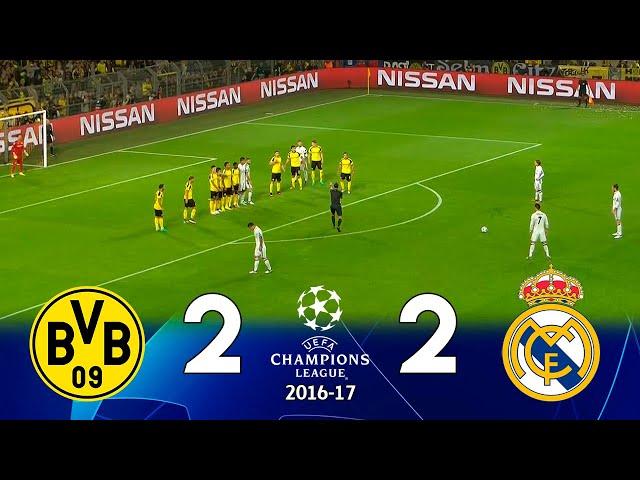 Dortmund 2 × 2 Real Madrid  Extended Highlights 2016