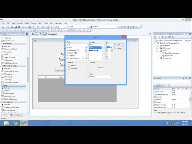 C# : Display Selected Row from DataGridView to Textbox in Asp.Net C#