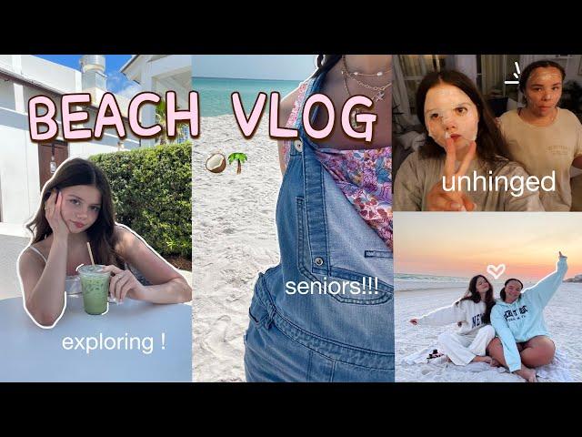 SENIOR TRIP BEACH VLOG 2024  travel with me to 30A florida