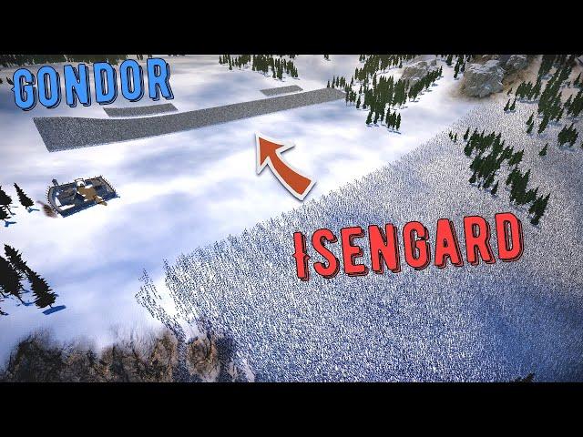 Gondor Troops vs 600,000 Isengard Orcs - UEBS 2