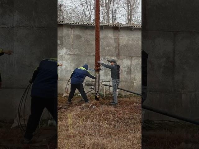 "Toshkent dengiz-1" suv inshootida nasos agregati qoʻyildi