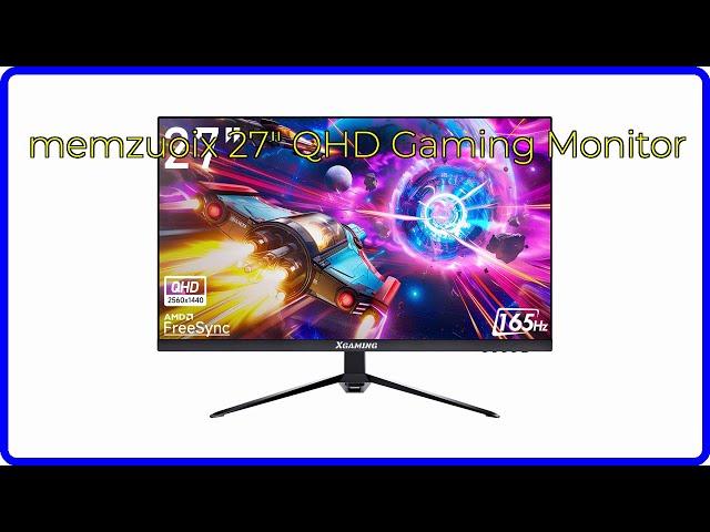 REVIEW (2024): memzuoix 27" QHD Gaming Monitor. ESSENTIAL details.