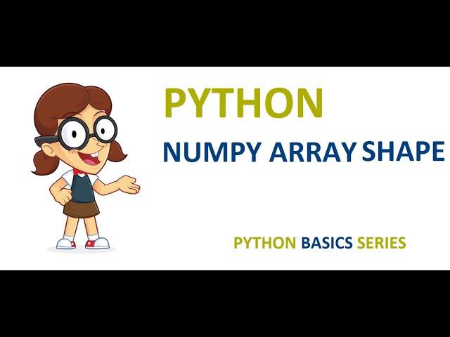 Numpy array shape