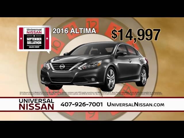 Universal Nissan - September SellAThon Sales Event!